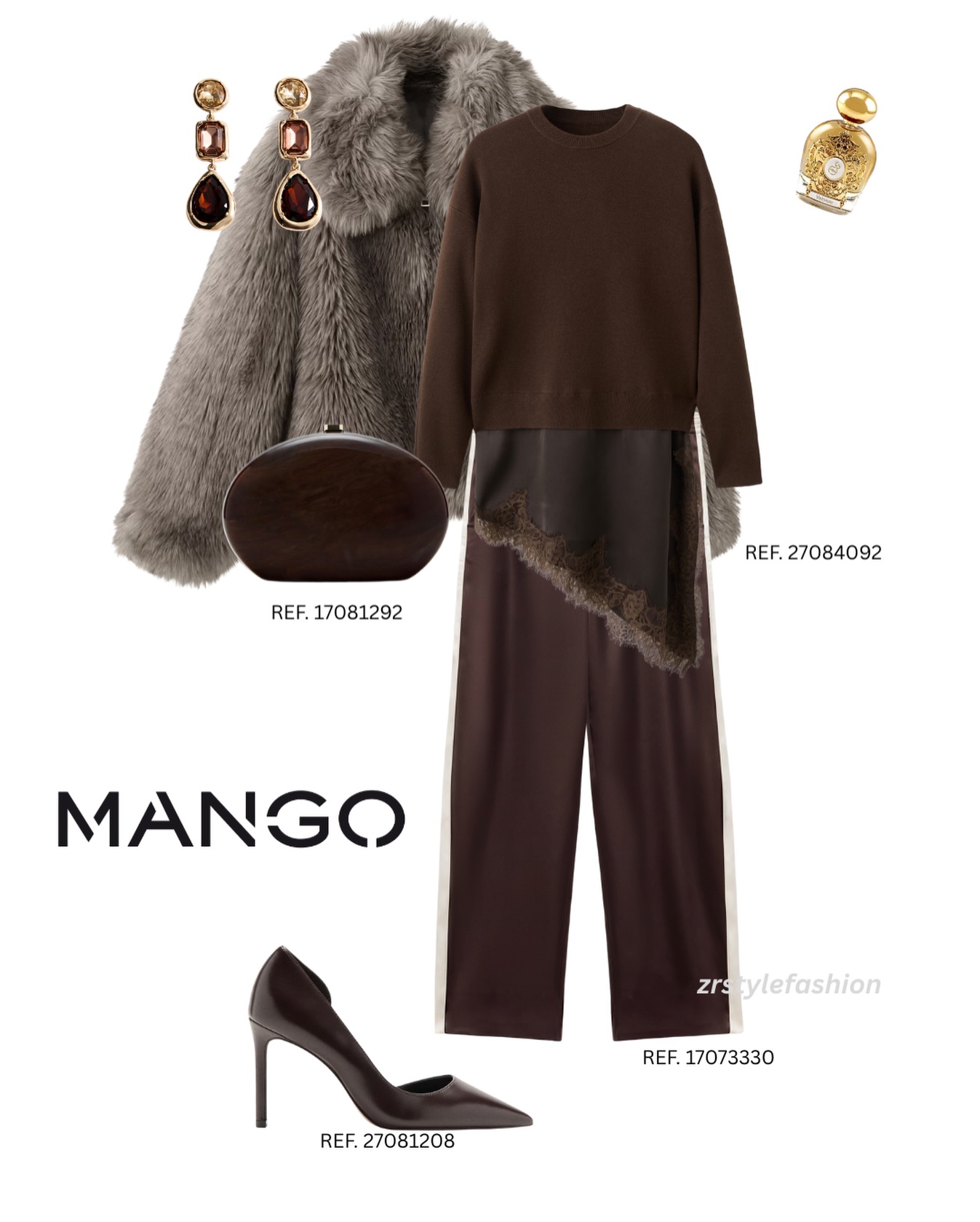 Fur and Silk in Chocolate Brown: When Texture Becomes the Quietest Luxury